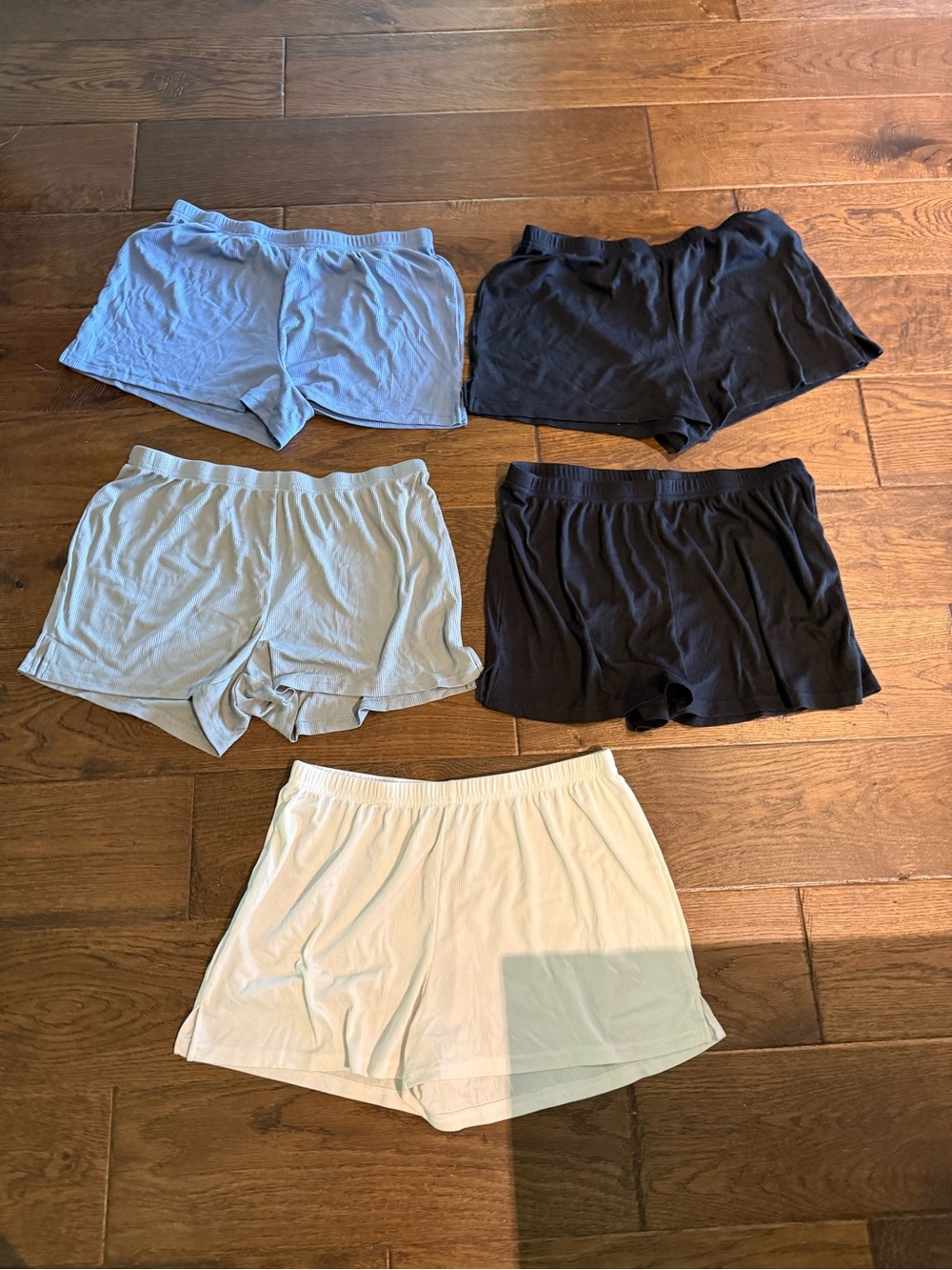 Nicole Miller Women’s Lightweight Lounge Shorts - set of 5
